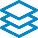 Stacked layers icon showing streamlined operations